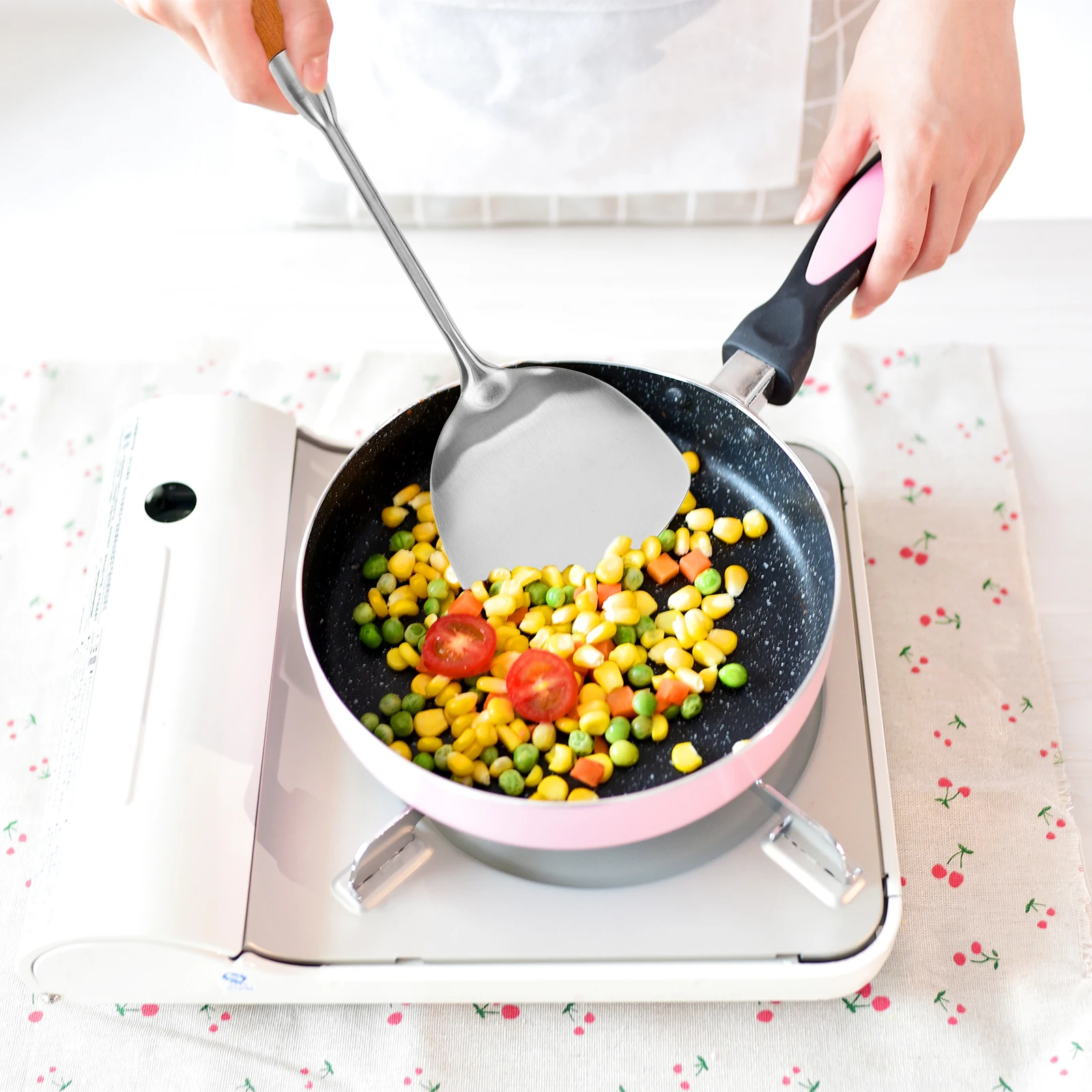 

Stainless Steel Slotted Metal Utensils Set Colander Spoon Spatula Set Spatula Kitchen Utensils Stainless Steel Kitchen Gadgets