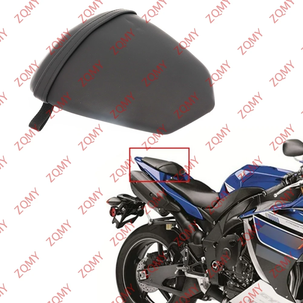 YZF-R1 2009-2014 Motorcycle Rear Passenger Seat Pillion Cushion Cover For Yamaha YZF R1 2009 2010 2011 2012 2013 2014 Black