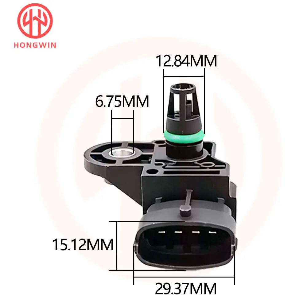 55568175 MAP Sensor 0281006077 For GM Encore Chevrolet Colorado Cruze Express Sonic Trax GMC Canyon Savana 55206797 55219298