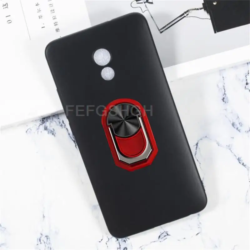 For Meizu Pro 6 Plus Back Finger Ring Soft TPU Silicone Case For Meizu Pro 6 Plus Phone Cover