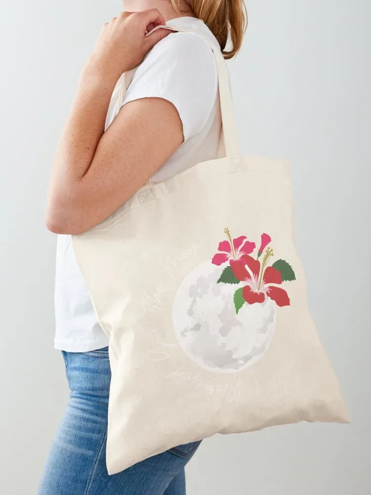 I Promised You The Moon Tote Bag Eco bag tote bags aesthetic Gift bags shopping trolley bag