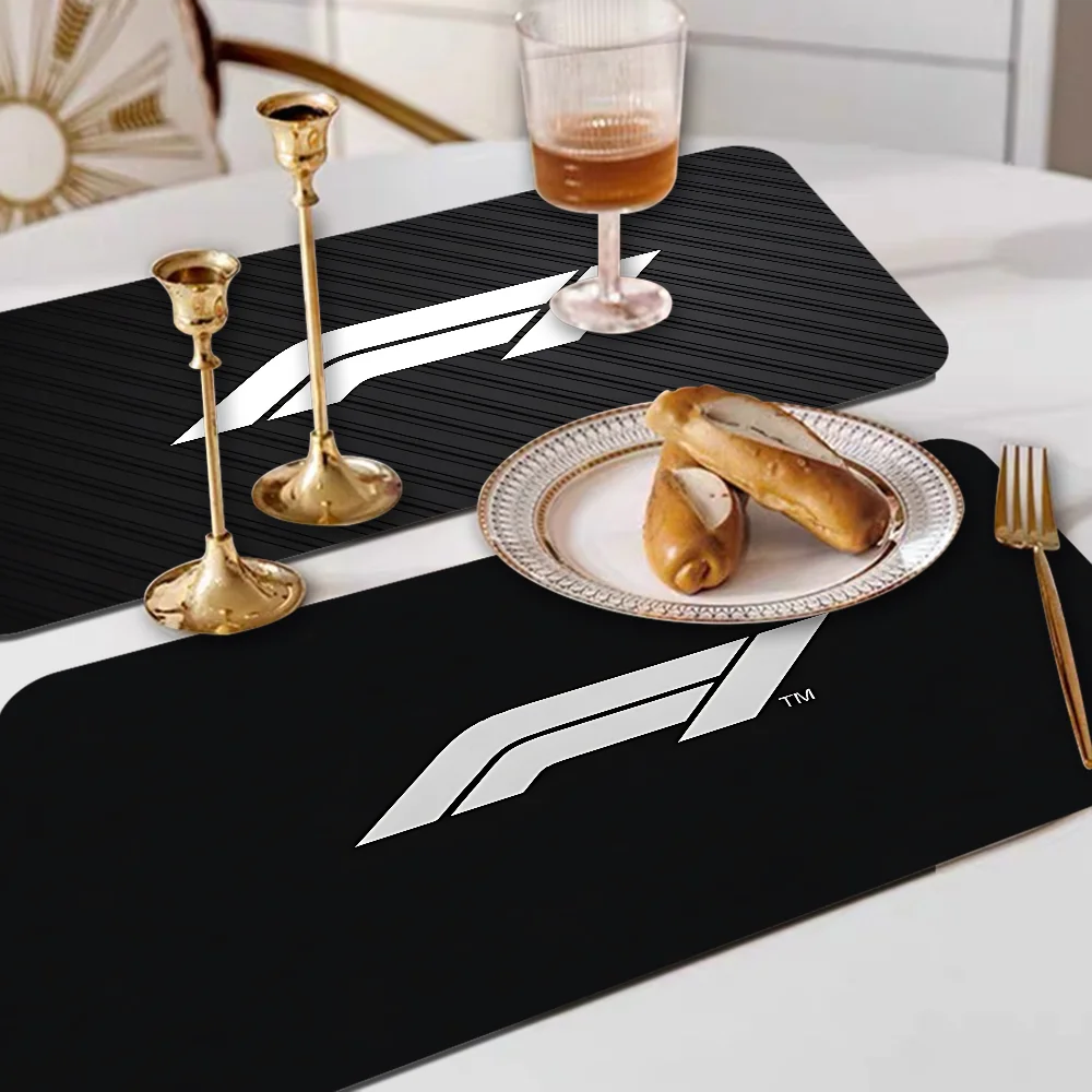 

Formula 1 In Schools F1 Kitchen Countertop Draining Mat Vintage Absorbent Mat Desktop Drying Mat Coasters Washable Tea Table Pad