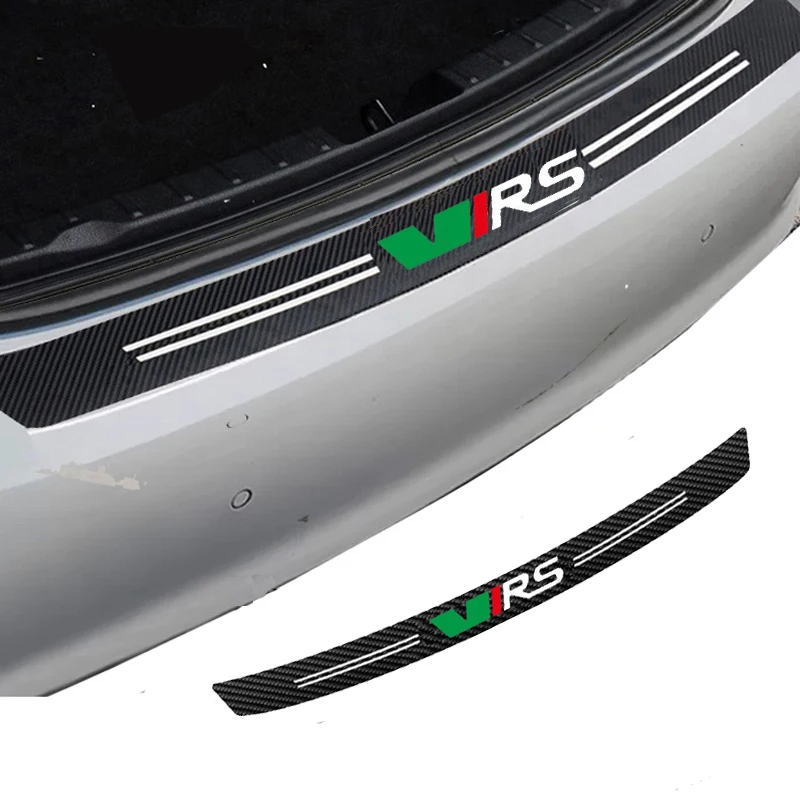 ملصق حماية المصد الخلفي للسيارة لـ Skoda ، vr ، Octavia ، FABIA ، KAMIQ ، KAROQ ، KODIAQ ، سريع ، رائع ، Yeti