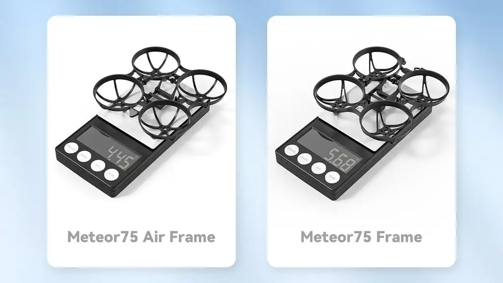 BETAFPV Meteor75 Air 75 mm / Meteor65 Air 65 mm bürstenloser BWhoop-Rahmen, ultraleichter Micro-Luft-Baldachin-Anzug für Meteor75 FPV RC-Drohne – Detail 4