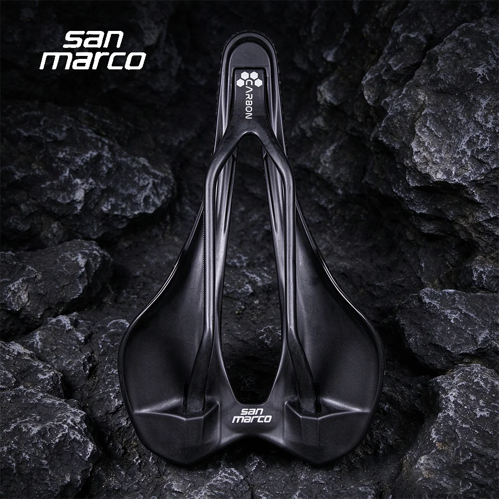 San Marco 3D Printed Saddle SLR Road Grave MTB Carbon Plastic Bike Saddle 245*143mm Racing Bicycle Seat Ultralight Cycling Parts
