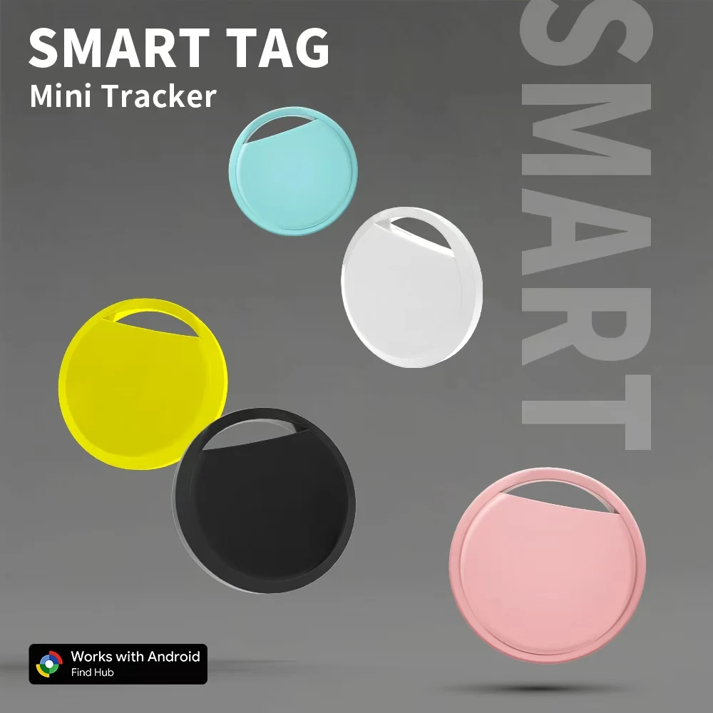 2025  Tracker Android Work With Google's Find Hub App Moto Security Locator for Samsung Xiaomi Vehicle Smart Tag