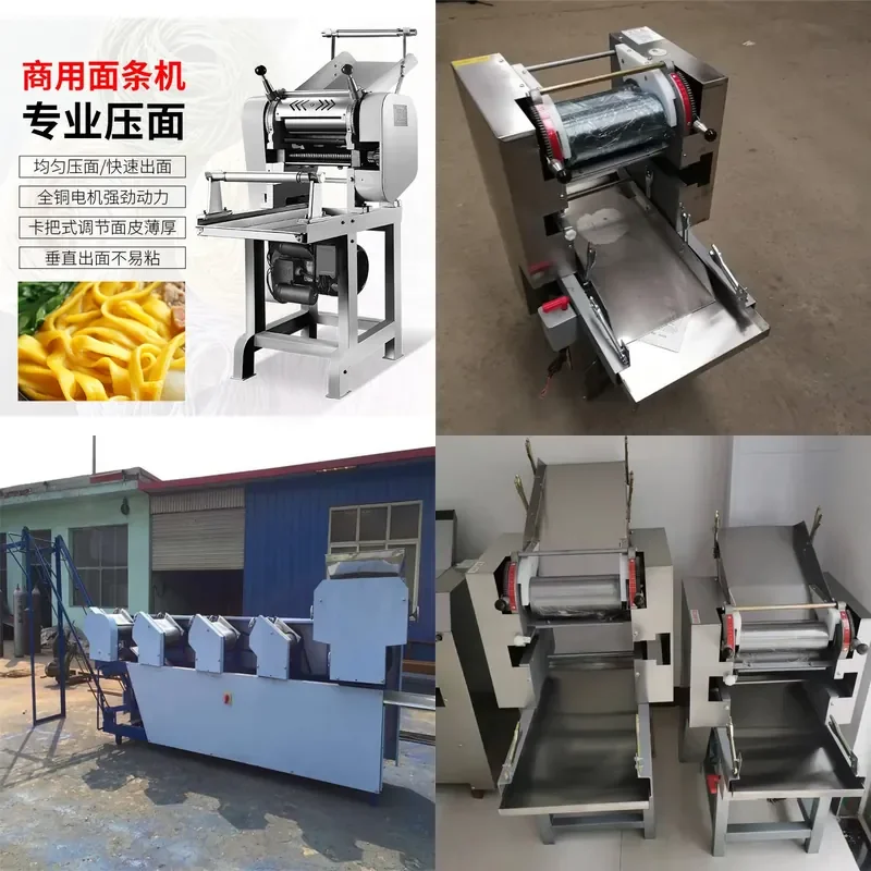 Commercial Small Fresh Noodle Machine for Household Use Stainless Steel Noodle Press Machine for Dragon Noodle Production