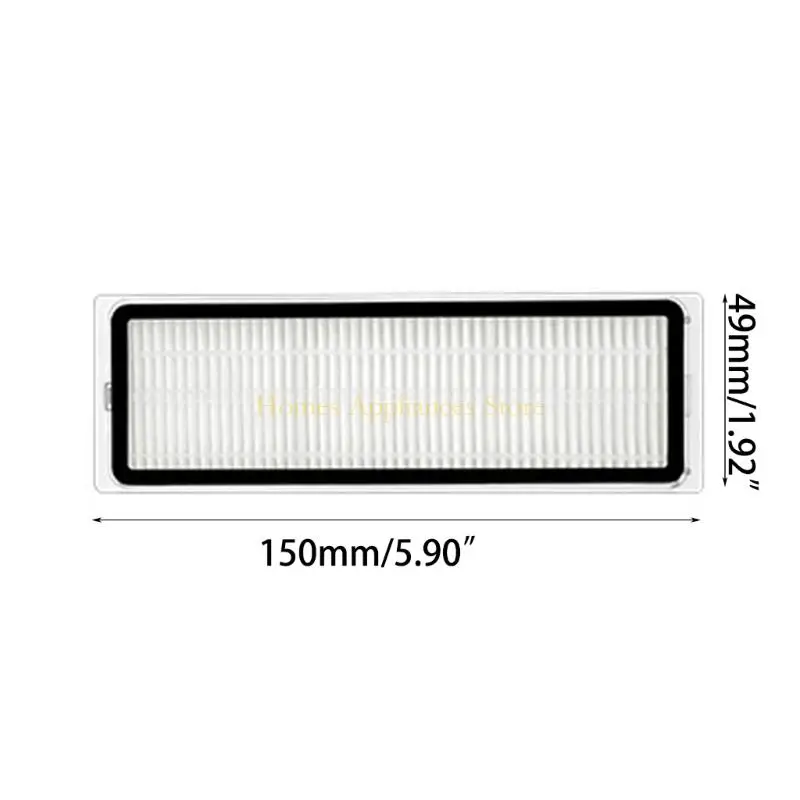 ชุดเครื่องมือทำความสะอาดตัวกรอง D0AB HEPA ที่เข้ากันได้สำหรับ 2C StyTJ03ZHM Compacts กวาดหุ่นยนต์เครื่องดูดฝุ่นเครื่องดูด