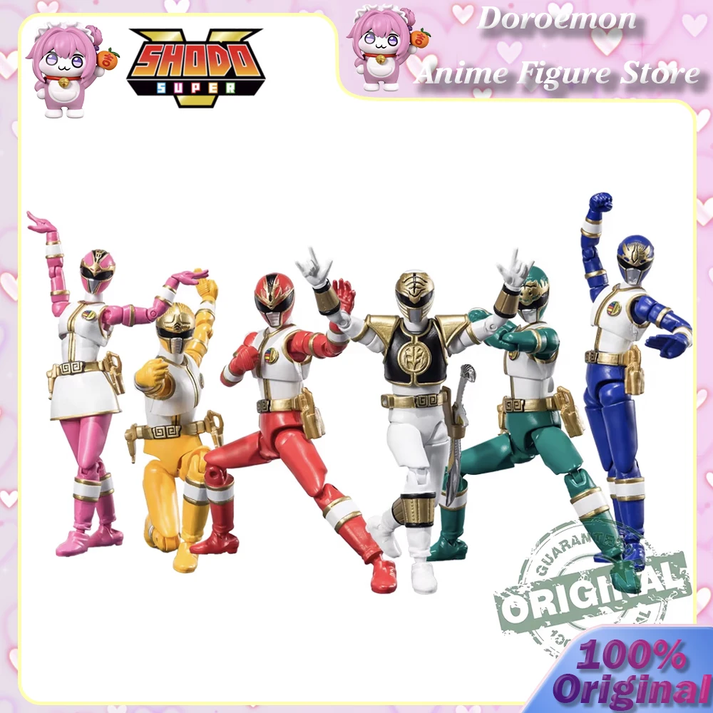 

In Stock Original Shodo Super Gosei Sentai Dairanger Collectible Model Toys Action Figures Candy Toys Good Gifts for Fans