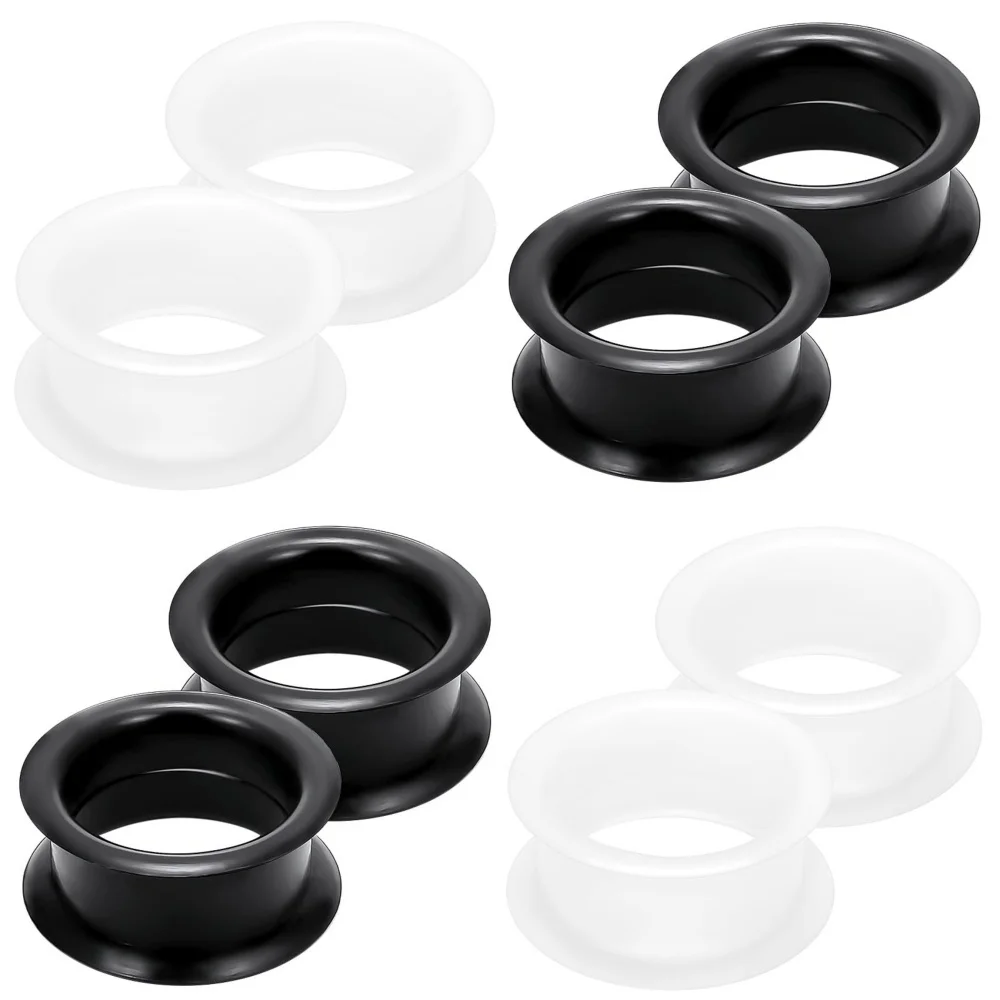 3-26mm High Elasticity Silicone Ear Gauges Plugs Tunnels Earrings Flexible Double Flare Tunnels Expander Stretching Kit