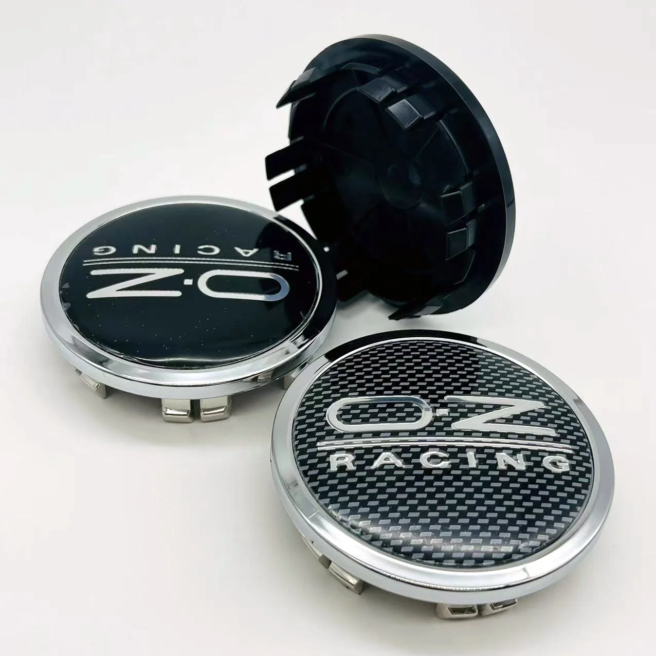 4 pezzi 75mm OZ OZ Racing Logo Emblema Car Wheel Center Caps Ruote Mozzo Caprimozzo Auto Rim Center Cover Styling Accessori auto
