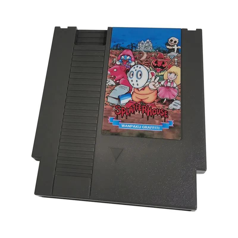 

Retro Video Game Card Classic NES Series - Splatter House Game Cartridge For NES Console 72 Pin NTSC/PAL-Region Free|English