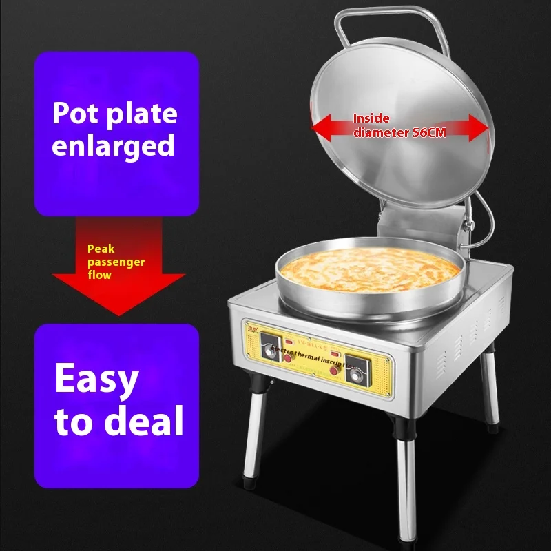 Forno elétrico comercial de dupla face com aquecimento para bolo, cozinha quente, tipo 80, máquina de panquecas para lasanha, panquecas, molho, 220v