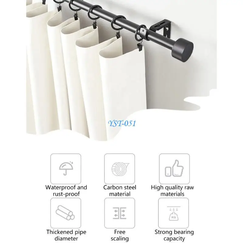 

E15A Stylish Durable Drapery Versatile Curtain Holder for Different Room Styles