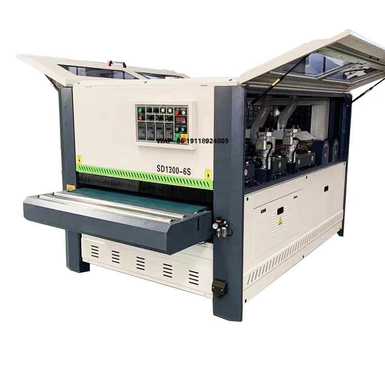 

Furniture Automatic MDF Sanding Machine Caliber Cabinet Polishing Brush with Core Motor Pump PLC Engine Components