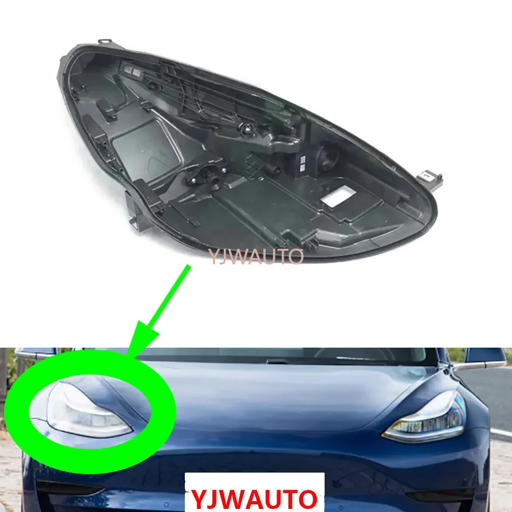 

Headlight Base for Tesla Model 2019~2021 Headlamp House Car Lights Front Lamp Rear Headlight Back Support