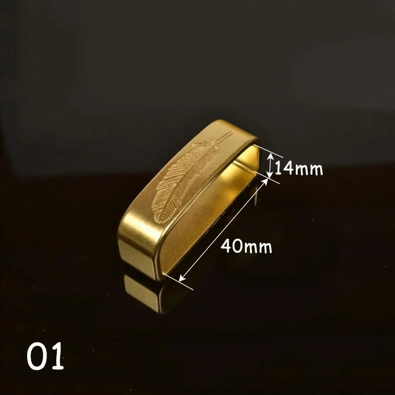 2 sztuk Deepeel 35/40mm czysta miedź paski pierścienie klamry skórzane pętle do paska mosiężna klamra DIY Craft opaska pierścień pętla zapięcie akcesoria