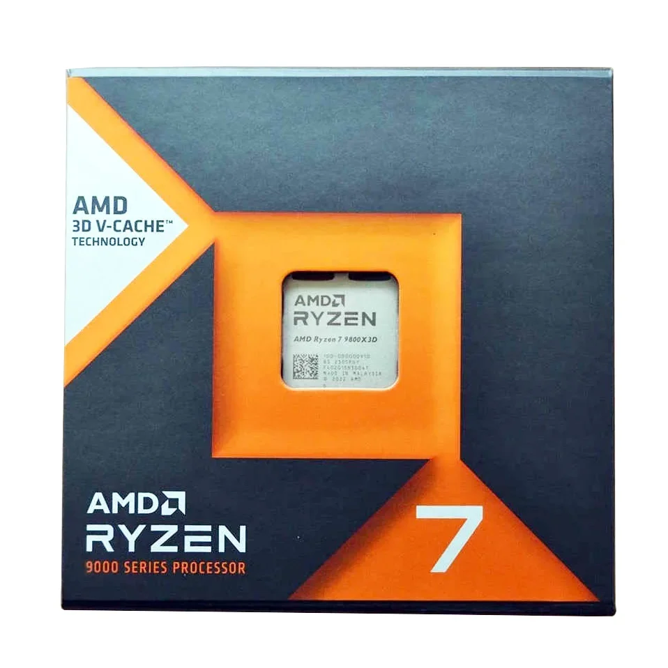 Hot Sell AMD R7 9800X3D 9000 Series Granite Ridge 8-Core 4.7 GHz AM5 CPU ZEN 5 L3  Cache 96MB ry-zen 7 9800X3D