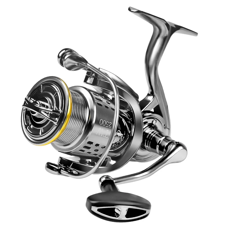 

Spinning Fishing Reel TW 1000-2500 Spinning Fishing Reel Metal Spool Fishing Reel Max Drag Carp Fishing Reel for Freshwater