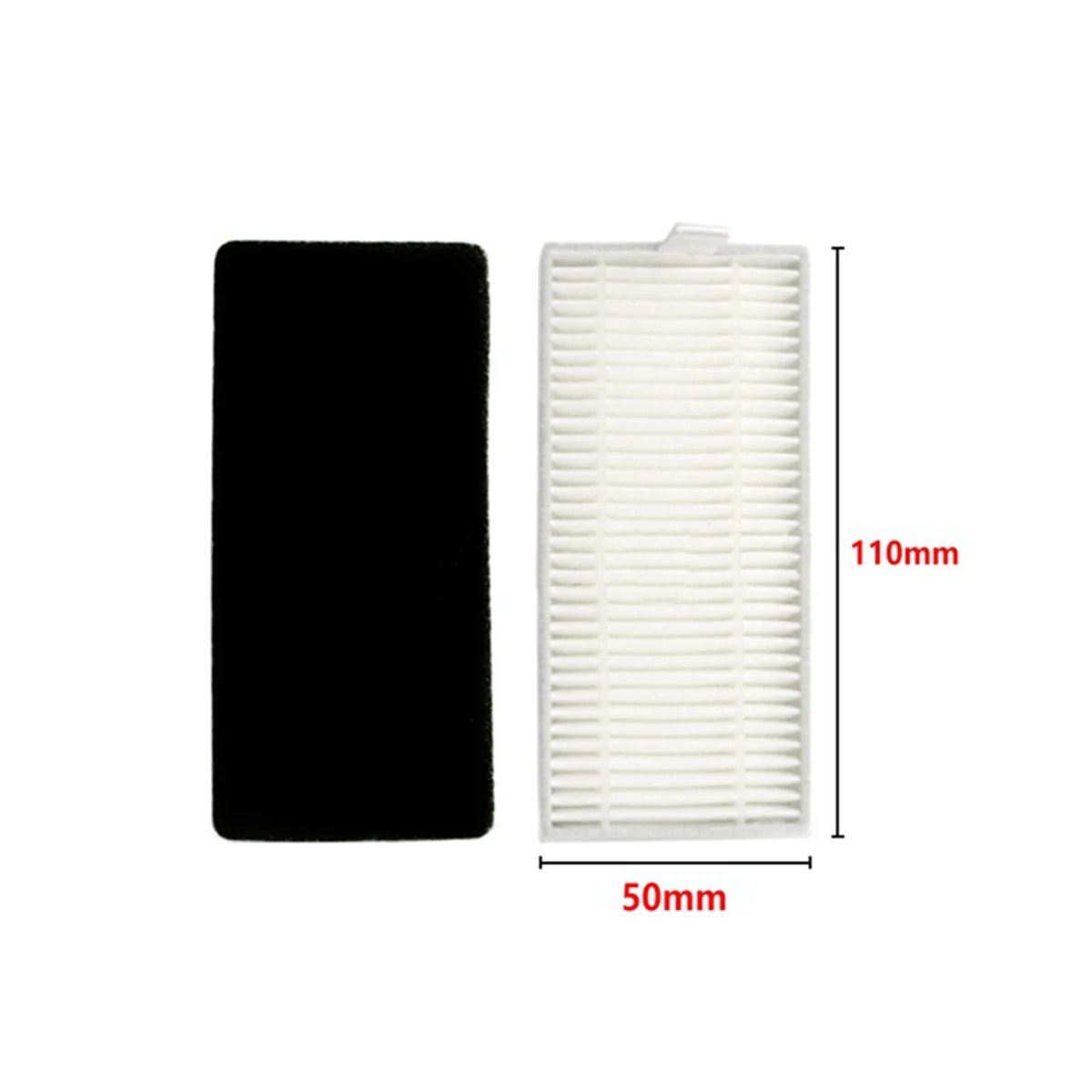 Varrer a vácuo escova principal, escova lateral, filtro de esponja para X500, peças removíveis de eletrodomésticos