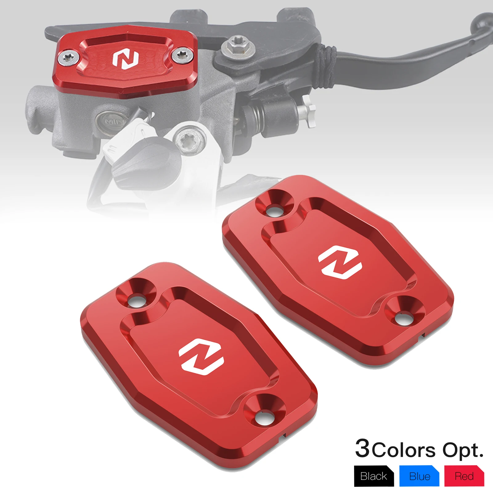 

For GasGas EC 300 EC 250 EC ECF 250 300 350 2021-2024 2023 EC250F EC350F Motorcycle Front Brake Clutch Reservoir Cover Cap Kit