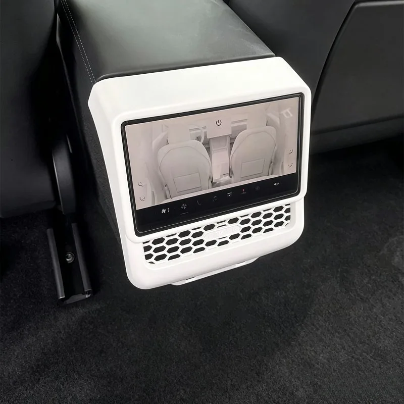 For Tesla Updated Model 3/Y Rear Air Vent Cover Anti‑Blocking Outlet Protector Modification Interior Accessories