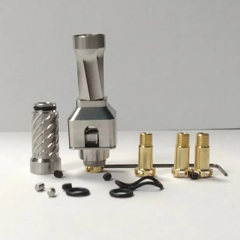 Psyc rba by psyclone x susco Bridge vapesnail Concept สำหรับกล่องเหล็กแท่ง BB SVA kbrs MOD Boro TL VAPE สองปล่องไฟ