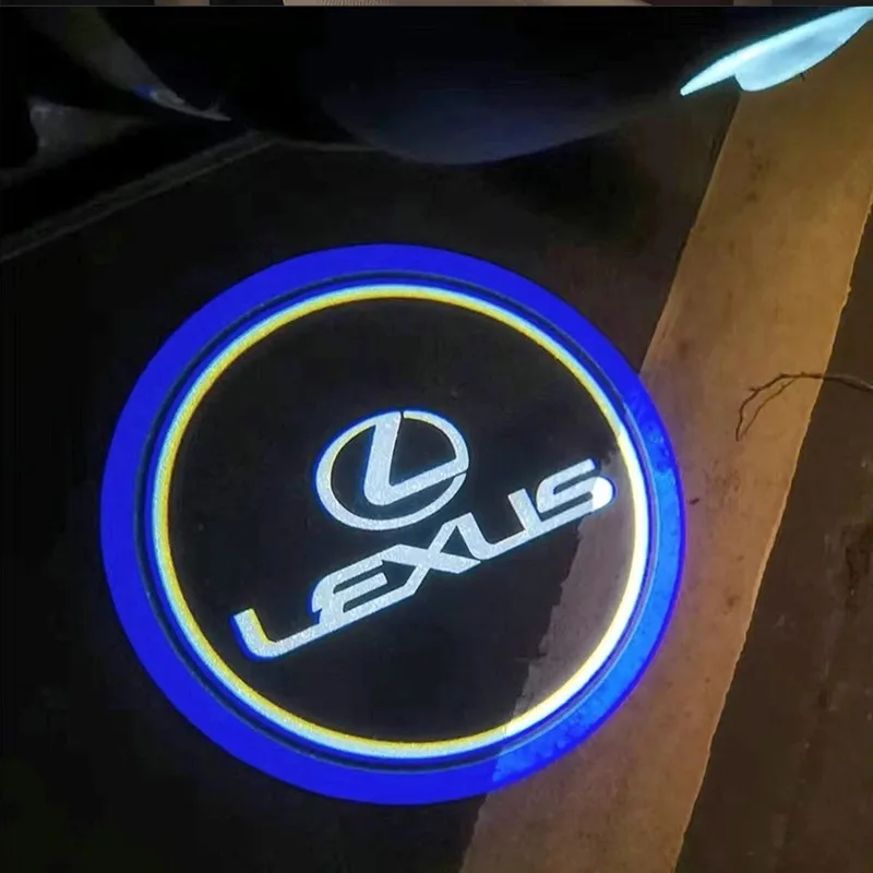 

Наклейка на автомобиль для Lexus IS IS250 IS300 IS350 2006-2023: Светодиодный HD-проектор на дверь автомобиля, проекционная лампа-подсветка с эффектом тени