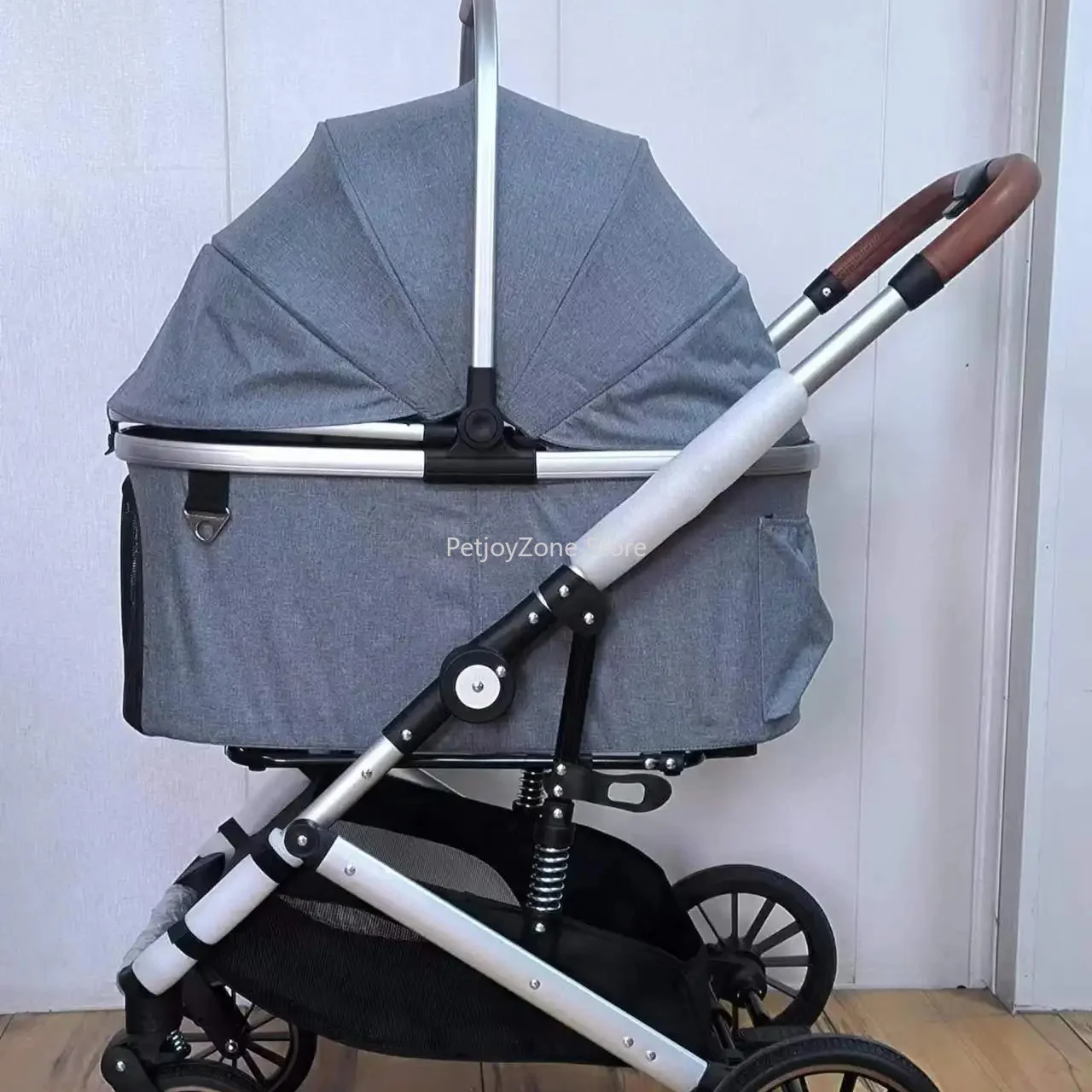 

Pet Stroller 3 In 1 For Medium Small Size Dogs Luxury Large Cat Stroller Detachable Carrier