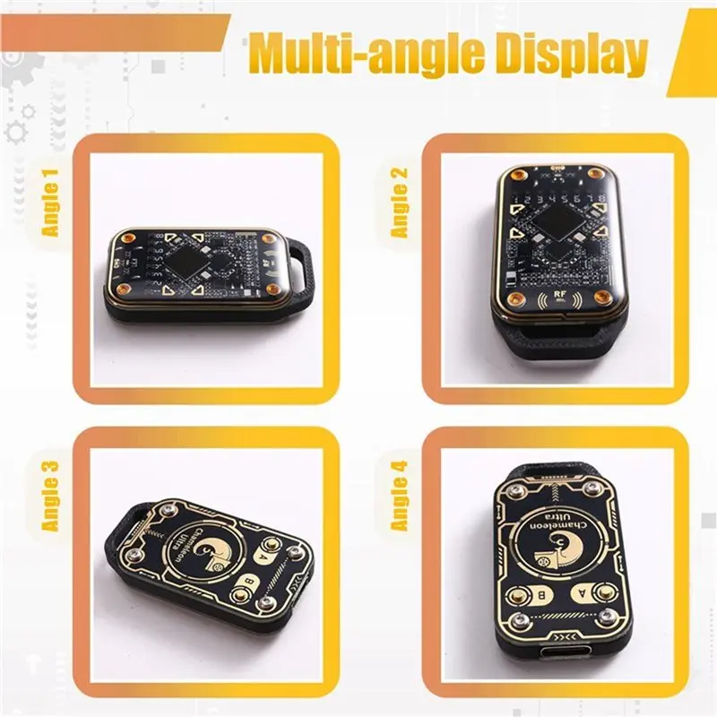 [NEW!A25P】 Chameleon V3.0 RFID Smart Chip Emulator+2XUID Keychain