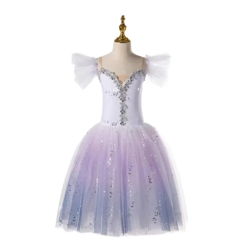 Vestido de Ballet para niña y mujer, traje de bailarina para actuación, trajes de baile contemporáneo