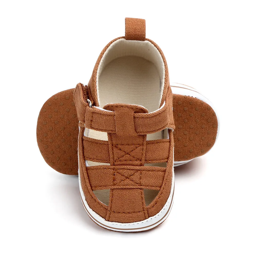 Baby breathable toe-covered shoes summer and spring baby walking shoes