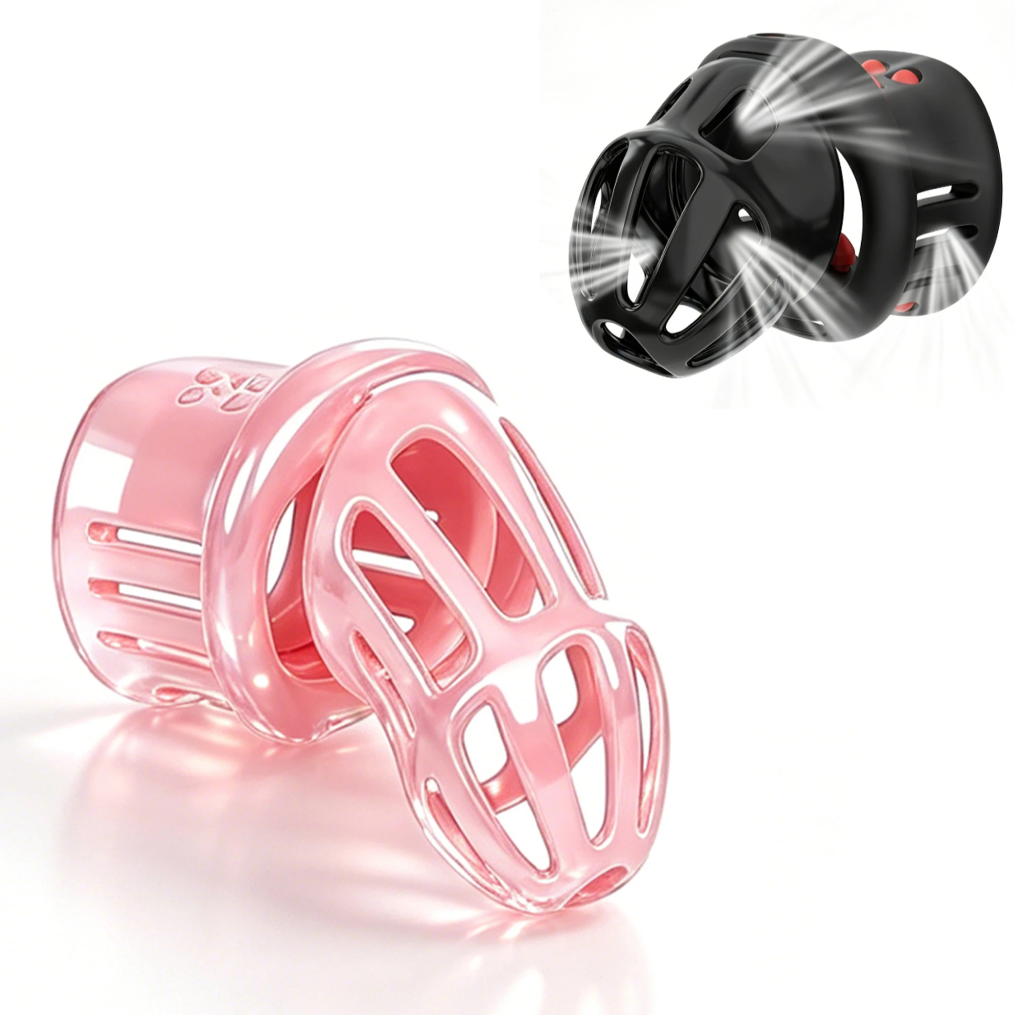 New Male Penis Chastity Cage Set Long Chastity Cage Belt With Cock Rings Penis lock Bondage Slave Man Sex Toy For Men Gay 18+