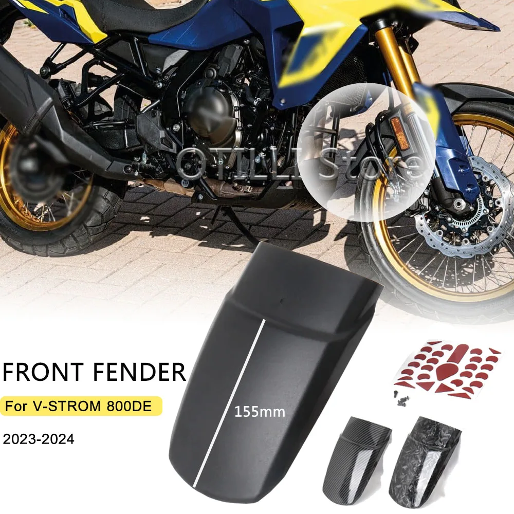 

Motorcycle Accessories ABS Front Mudguard Fender Extender Extension For Suzuki V-Strom 800DE Vstrom V-STROM 800 DE 2023 2024