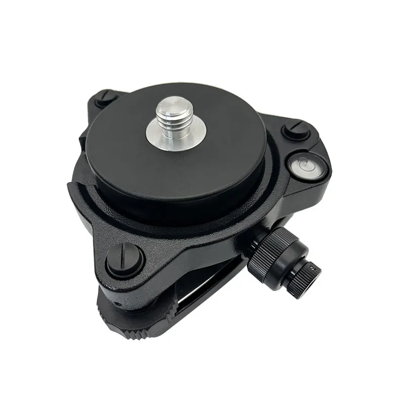 

Tribrach Black With Optical Plummet & GPS Tribrach Adapter Carrier With 5/8"x11 Mount Rotate Screw For Total Station GPS GNSS
