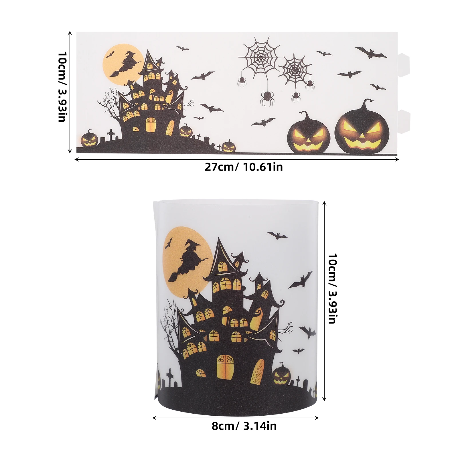 8 шт. пластиковые оттенки для труб с открытым концом, простой дизайн, простота в эксплуатации, романтические товары для украшения дома