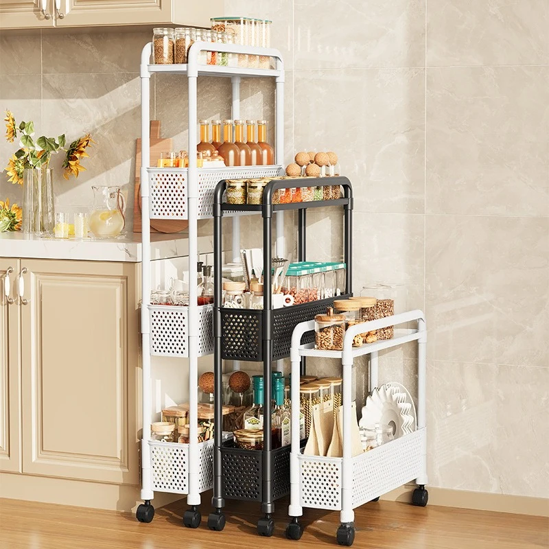 

Kitchen Multi-Tier Steel Shelf Home Rack Storage Stainless Spice Utensil Organizer