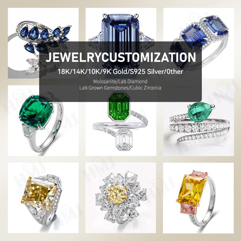 

3.5CT Moissanite Round Custom 7-Stones Pendant With GRA D Color VVS1 Sparkling Jewelry Accessories for Ladies Party Outfits