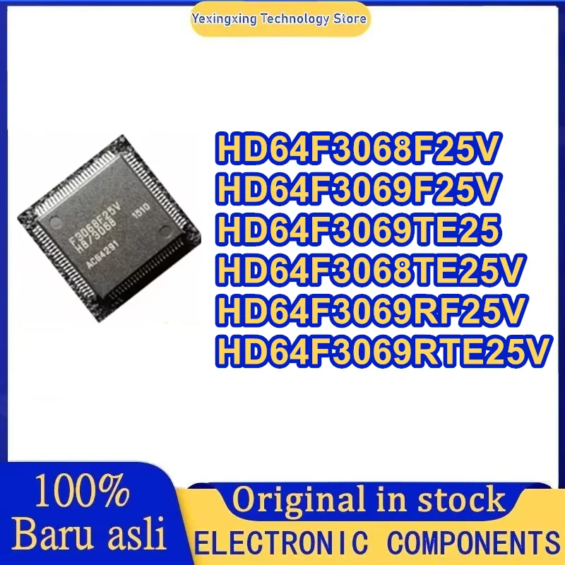 HD64F3068F25V HD64F3069F25V HD64F3069TE25 HD64F3068TE25V HD64F3069RF25V HD64F3069RTE25V QFP Custom IC Chip