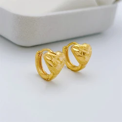 Women's Earrings Set Gold Color Heart Ear Cuff Small Hoop Earing Brincos Femme Pendientes Mujer Trendy Jewelry Accessories Gifts