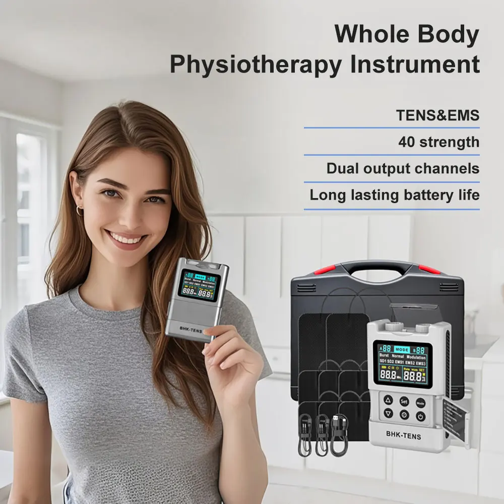 Electric Massage Device EMS Tens Machine Needle Pulse Massager Tens Acupuncture Relaxation Muscle Stimulator for Neck Back Body
