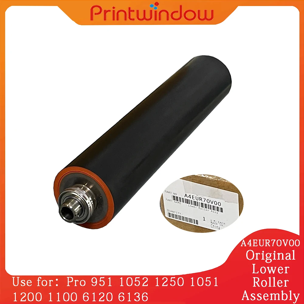A4EUR70V00 Original New Lower Roller Assembly for Konica Minolta Bizhub Pro 951 1052 1250 1051 1200 1100 6120 6136 Fuser Roller