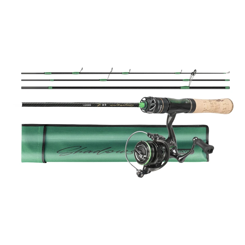 Histar Verdant BFS Bait Finesse System 1,53–1,86 m AA Cork Grip FUJI Guide 2–5 Abschnitte High Carbon Angelrute und Rolle Combo 6
