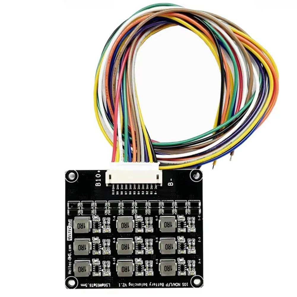 RMWIN-1.2A Lifepo4 Lipo Li- Lithium Battery Energy Transfer Equalizer Inductive Version BMS 10S Active Balancer Board