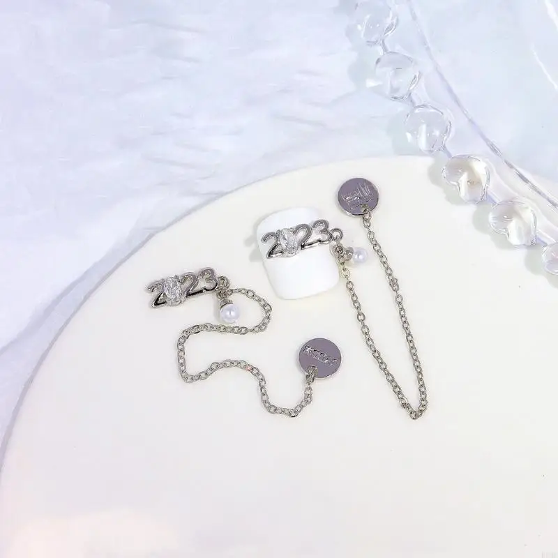 R3MF Nails Art Rhinestones Diamonds kim loại kim loại trang trí hợp kim trang trí móng tay