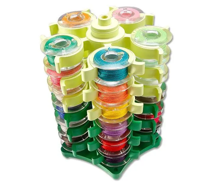 Stack'N Store Embroidery Bobbins Tower Storage for 30 BOBBINS SEWING QUILT bobbin Buddies bobbin case bobbin holder bobbin clamp