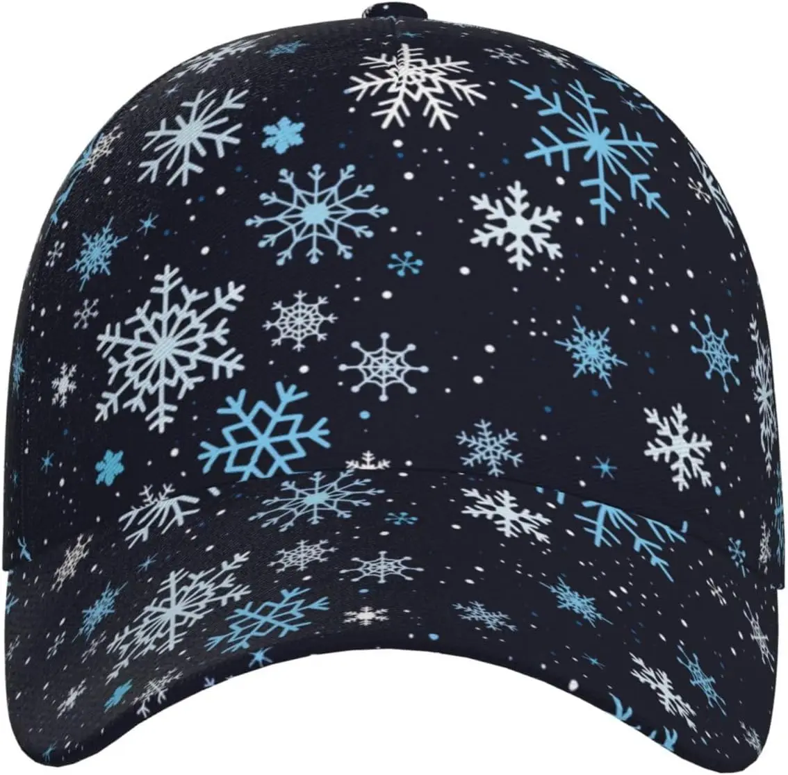 Holiday Baseball Hat Snowflakes Baseball Cap Funny Christmas Red Plaid Adjustable Hat for Women Men