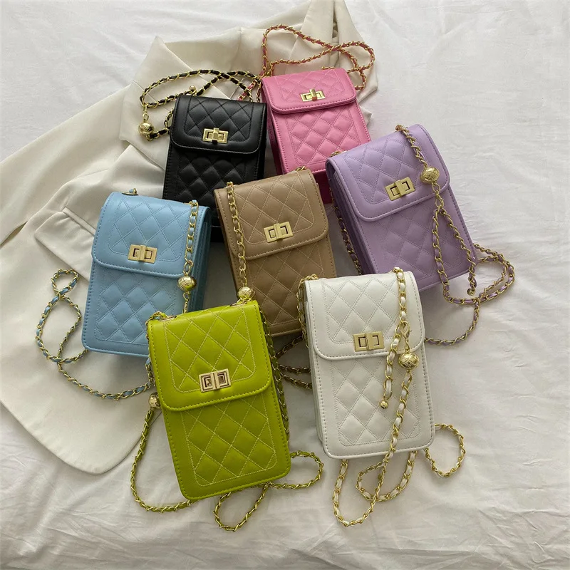 

2023 Women Wallet Famous Brand Cell Bags Big Card Holders Handbag Purse Clutch Messenger Shoulder Chain Mobile Phone Bag