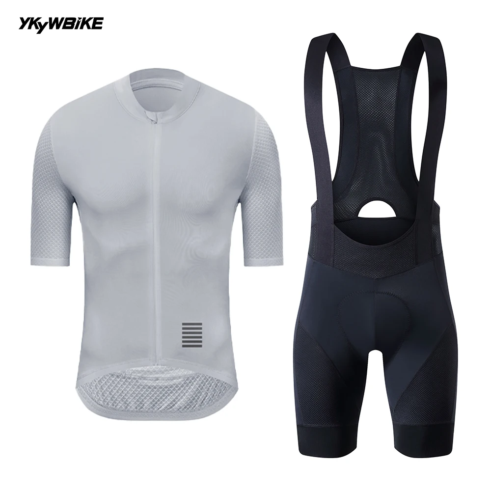 Ykyw Männer Radfahren Kurzarm Trikot Kleidung Set Sommer atmungsaktiv MTB Radsport Träger hose Fahrrad hose Kit Fahrrad anzug Maillot – Detail 25