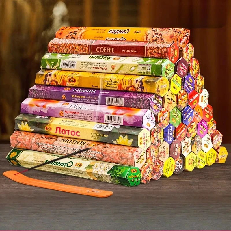 Authentic Indian Sandalwood Kamasutra Incense Sticks Premium Lavender Jasmine Flavor Home Tearoom Yoga Aromatherapy Air Freshing